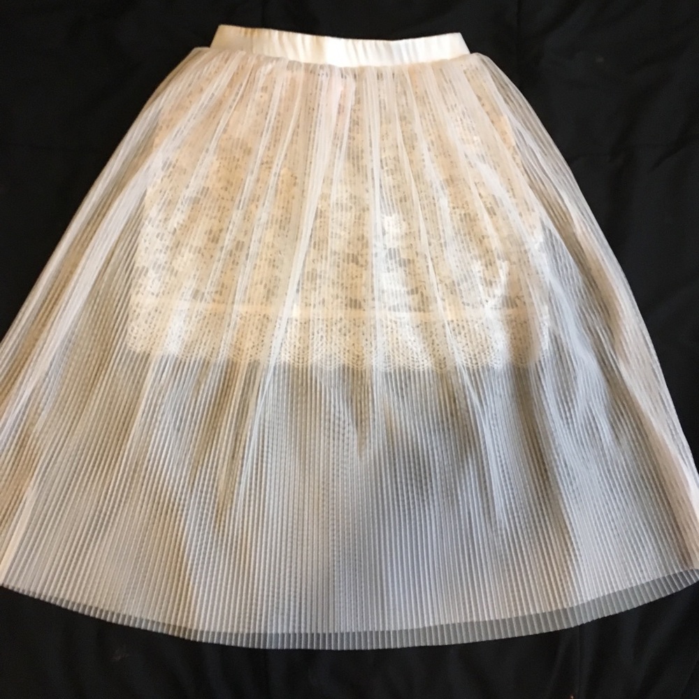 Victoria Secret sheer layered skirt.